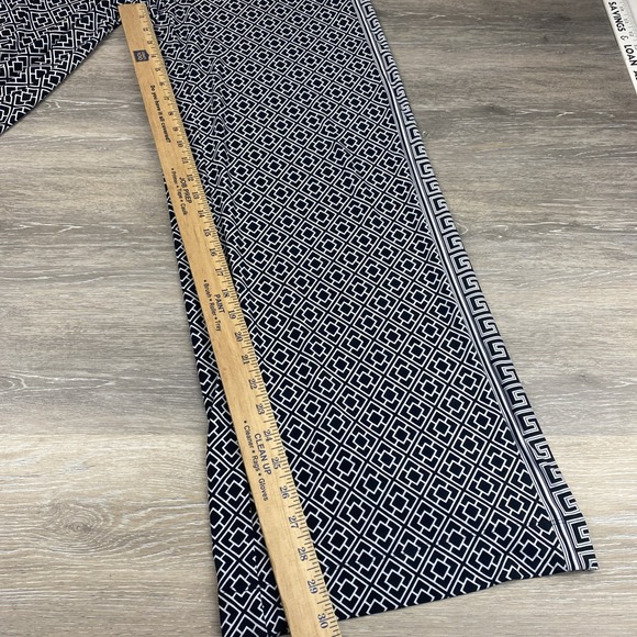 White House Black Market Pants Size M The Wide Leg Geometric Chic Resort Wear - Picture 8 of 9